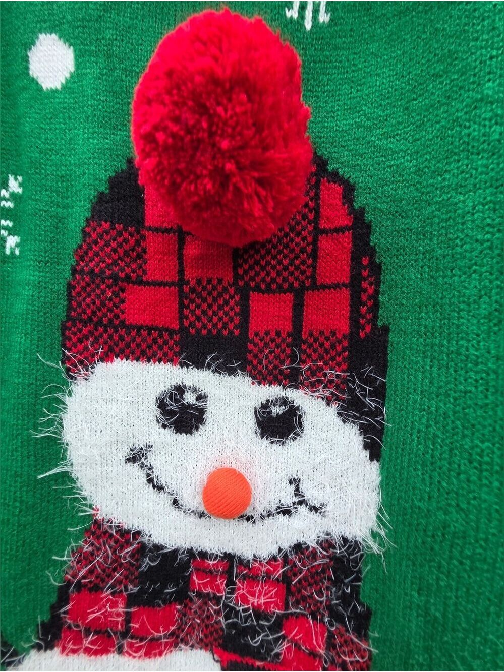Festival Snowman Long Turtleneck Sweater #SW3 - Picture 4 of 11